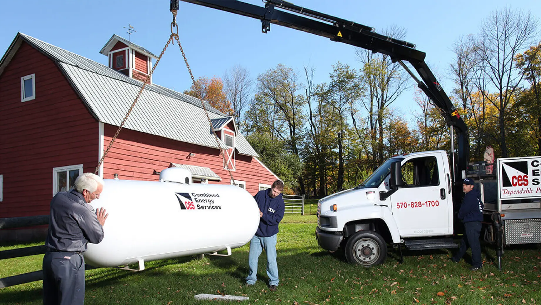 Propane tanks banner