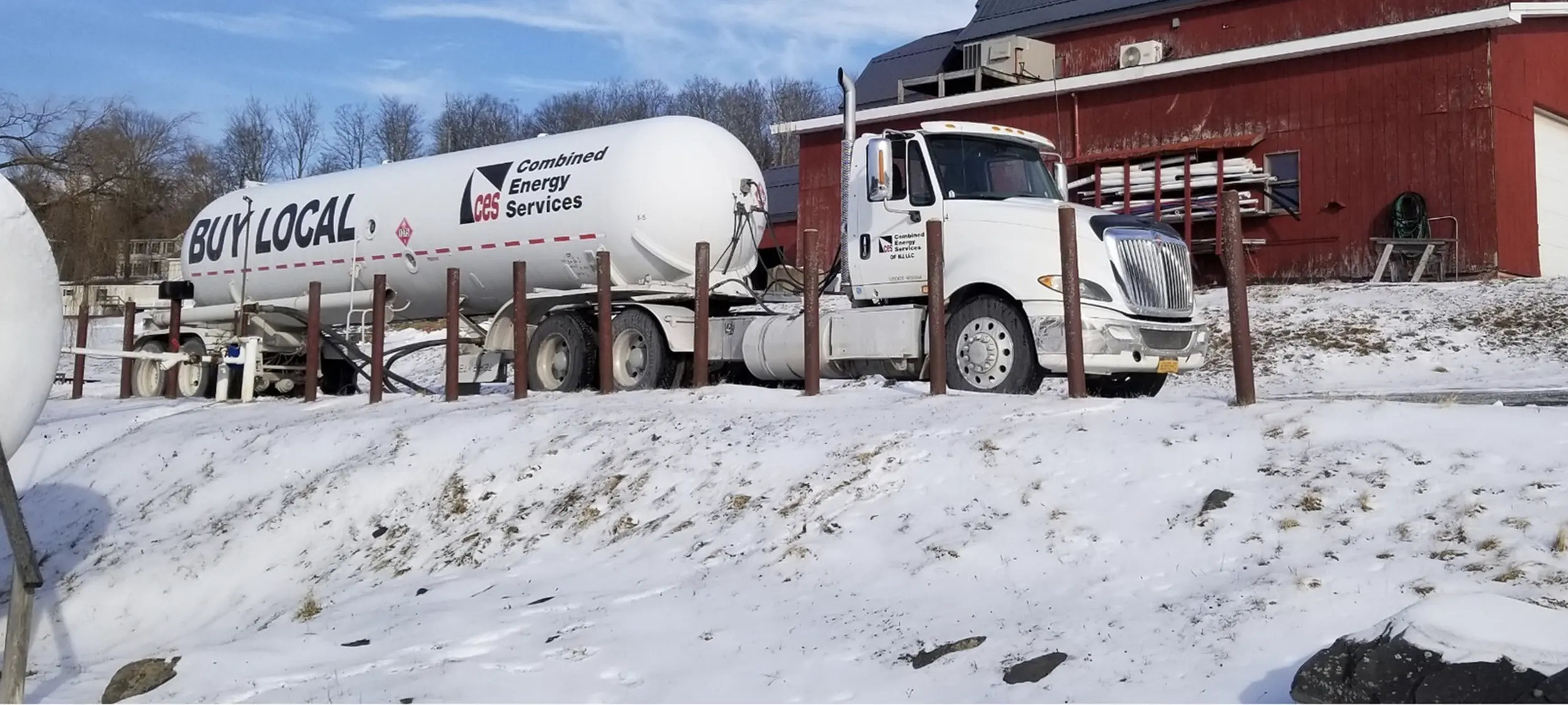 combined energy services tanker truck