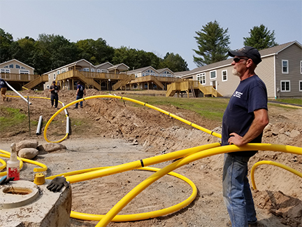 Meter gas installation copy Metered propane gas installation