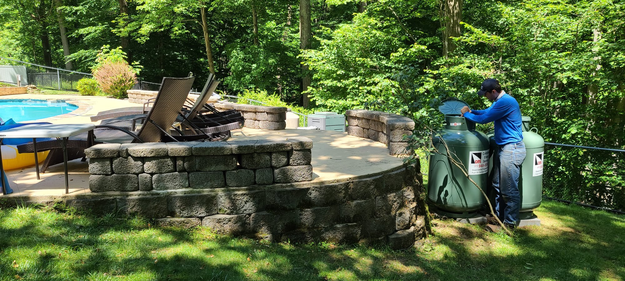 Erik Green Tanks NJ Pool Heater 1