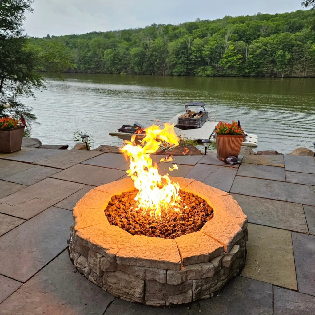 Fire pits provide the ambience that your outdoor living space needs