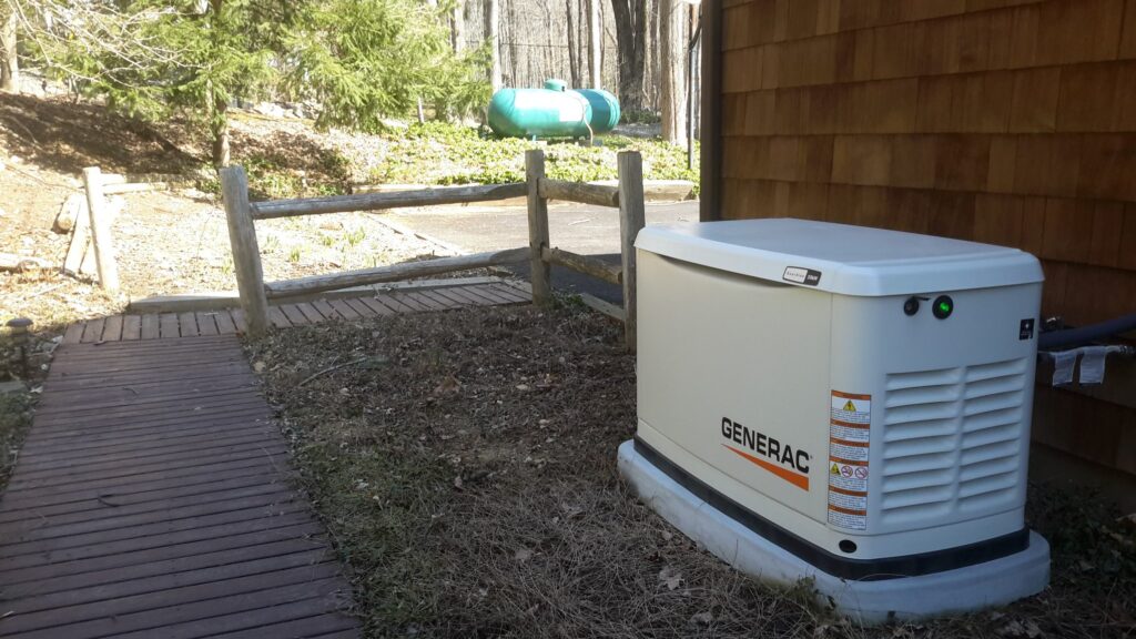 Generator Tank Cedar Shake House