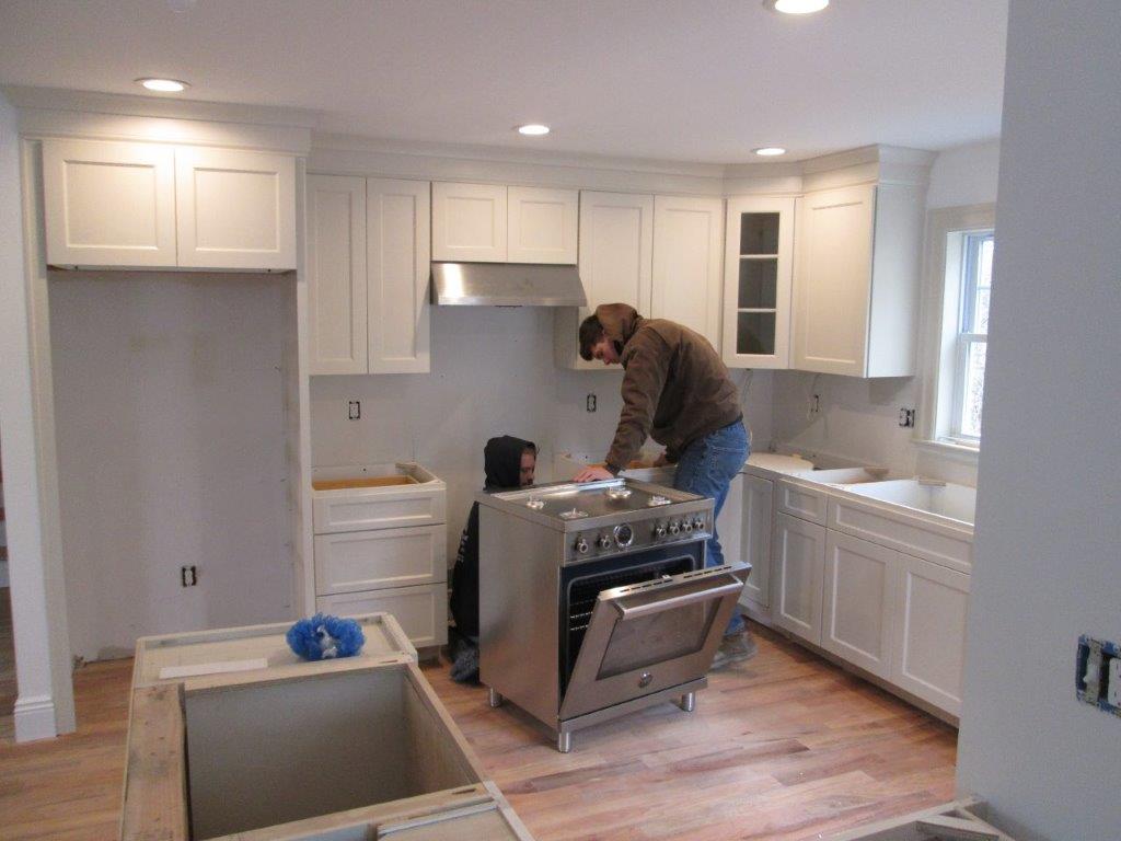 Stove install Tom Erik